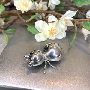 Vintage 1950’s Sterling Silver Bug Brooch